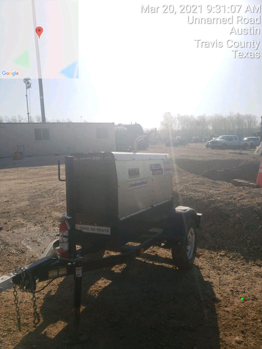 2019 Lincoln Electric Vantage 322 Ready-Pak 3, Two Wheel Trailer, Fender and Light Kit, Cable Rack