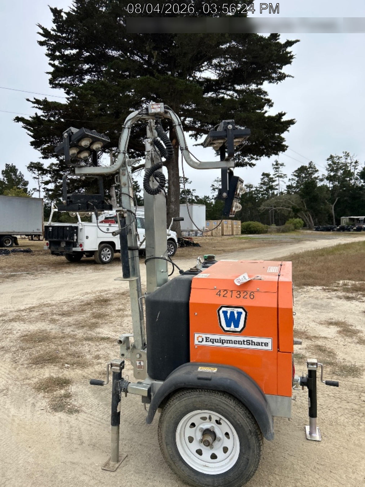 2024 Wanco WLTT-4MM4K Diesel, Deep Sea Controller, Shore Power Plug, Auto Start, (4) 350W LED Floodlights, 4kW Generator, 60 Gal Fuel Tank, 2" Ball, T3