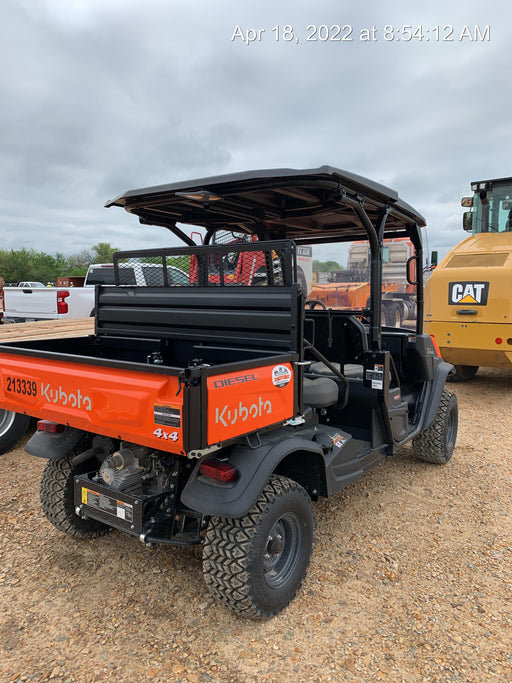 2022 Kubota RTV-X1140W-H Plastic Canopy, Windshield Acrylic Clear, LED Strobe Light, Wire Harness Kit, Back up Alarm