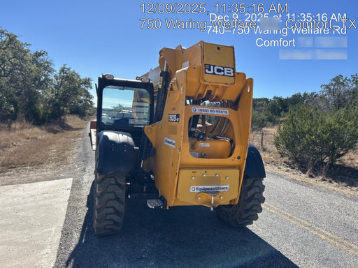 2019 JCB 509-42 Canopy, 74 HP, Solid Tires, STD Worklight, Beacon, Aux Hydraulics, Lifting Eye, Back up Alarm