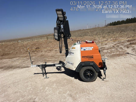 2024 Generac MLT2 Diesel, Flex Switch 120V Input, Powerzone Controller, 
(4) 320W LED Lights, 4kW Generator, 39.9 Gal Fuel Tank, 2" Ball, T3