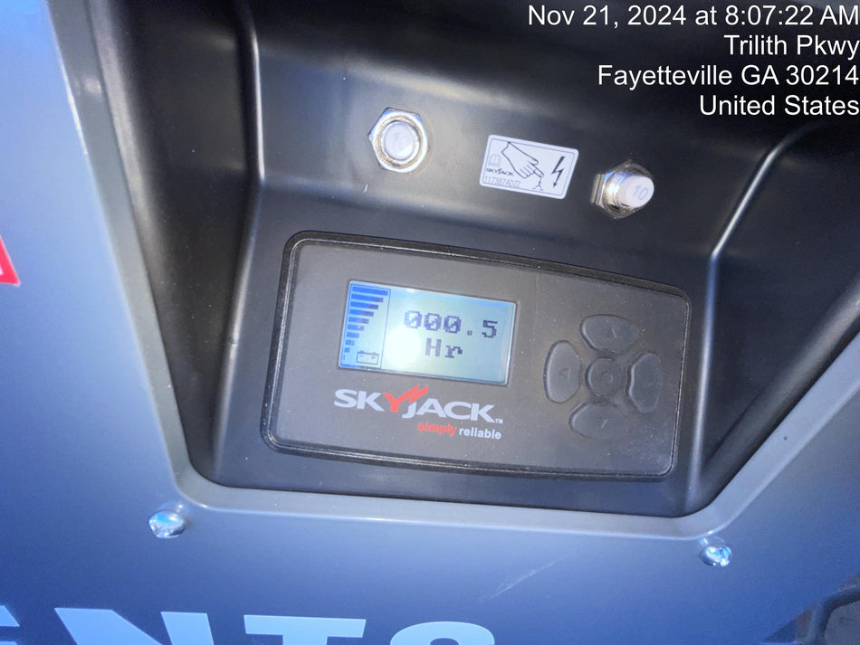 2024 Skyjack SJ3219 Electric Drive, Sld NM Tires, DBcns, RFRails, Power to Platform, T3 + Access Control