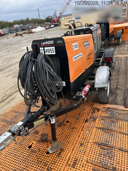 2022 Lincoln Electric LE400 Kubota V1505, Trlr, Cable Rack, Light Kit, ES Decals, T3