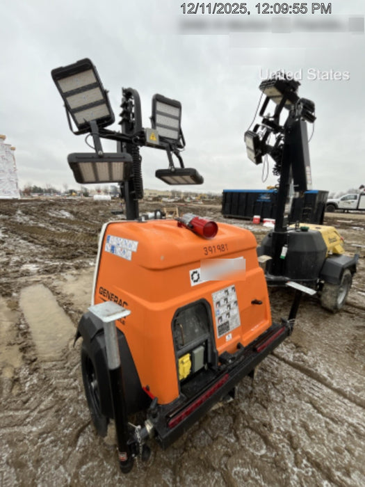 2024 Generac MLT2 Diesel, Flex Switch 120V Input, Powerzone Controller, 
(4) 320W LED Lights, 4kW Generator, 39.9 Gal Fuel Tank, 2" Ball, T3