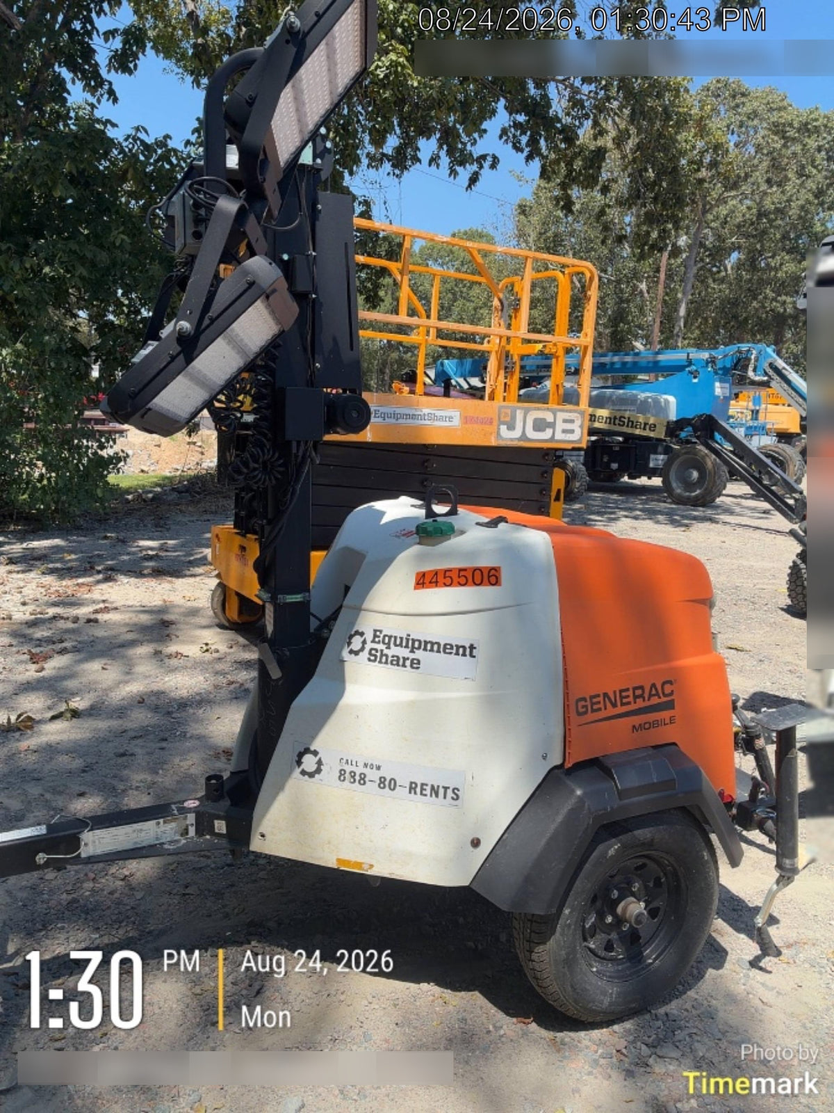 2024 Generac MLT6SKDS-STD4 ELEC WINCH Diesel, Electric Winch Mast, Powerzone Controller, (4) 320W LED Lights, 4kW Generator, 39.9 Gal Fuel Tank, 2" pintle, T3