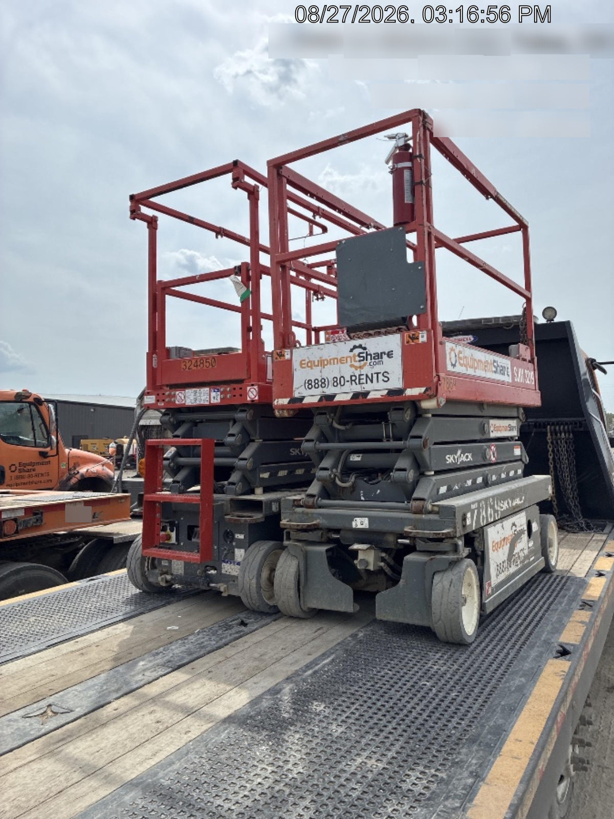 2018 Skyjack SJIII-3219 Skyjack SJIII3219 Scissor Lift w/Trojan Batteries
