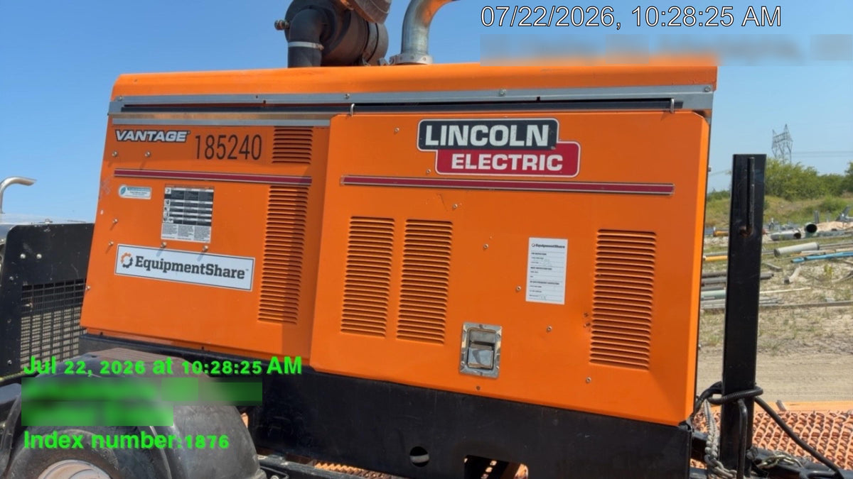 2021 Lincoln Electric Vantage 549X Ready Pak 3, ORANGE (includes trailer, cable rack, fender light kit)