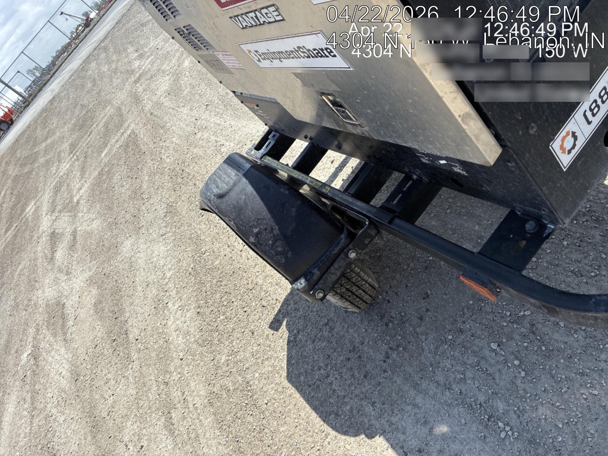 2019 Lincoln Electric Vantage 322 Ready-Pak 3, Two Wheel Trailer, Fender and Light Kit, Cable Rack