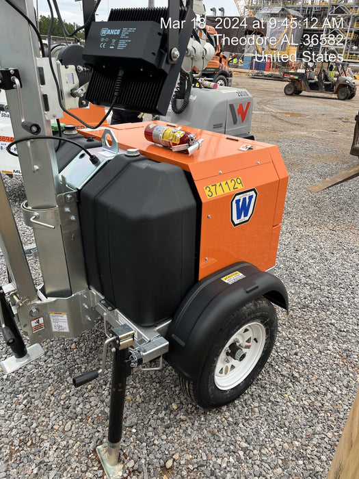 2023 Wanco WLTT-4MM4K Diesel, Deep Sea Controller, Shore Power Plug, Auto Start, (4) 350W LED Floodlights, 4kW Generator, 60 Gal Fuel Tank, 2" Ball, T3