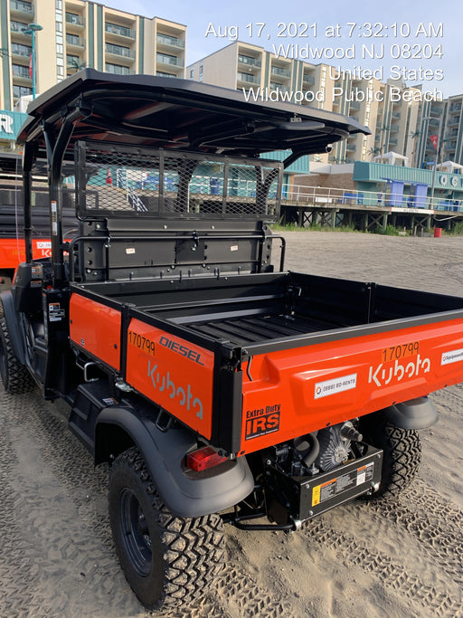 2021 Kubota RTV-X1140W-H Plastic Canopy, Windshield Acrylic Clear, LED Strobe Light, Wire Harness Kit, Back up Alarm