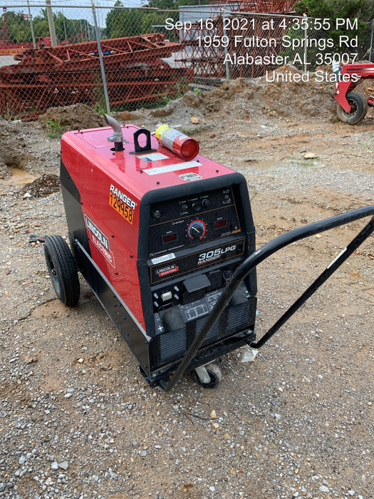 2021 Lincoln Electric Ranger 305 LPG K3430-1, Ranger 305 LPG, Undercarriage, Tank Holder & Strap, 10kw AC Gen, 25hp Kohler LPG Eng