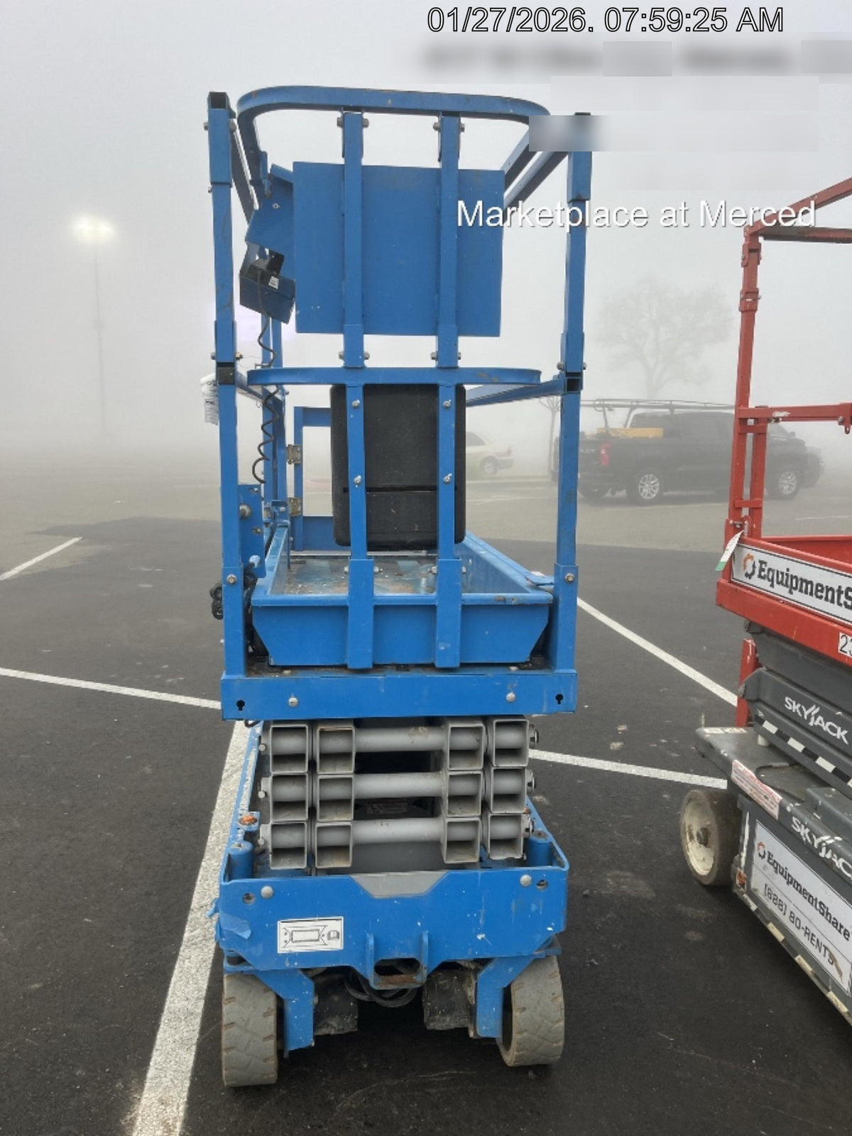 2020 Genie GS-1930 Solid Non Marking Tires, Beacon, Folding rails with half height swing gate, 800W Inverter