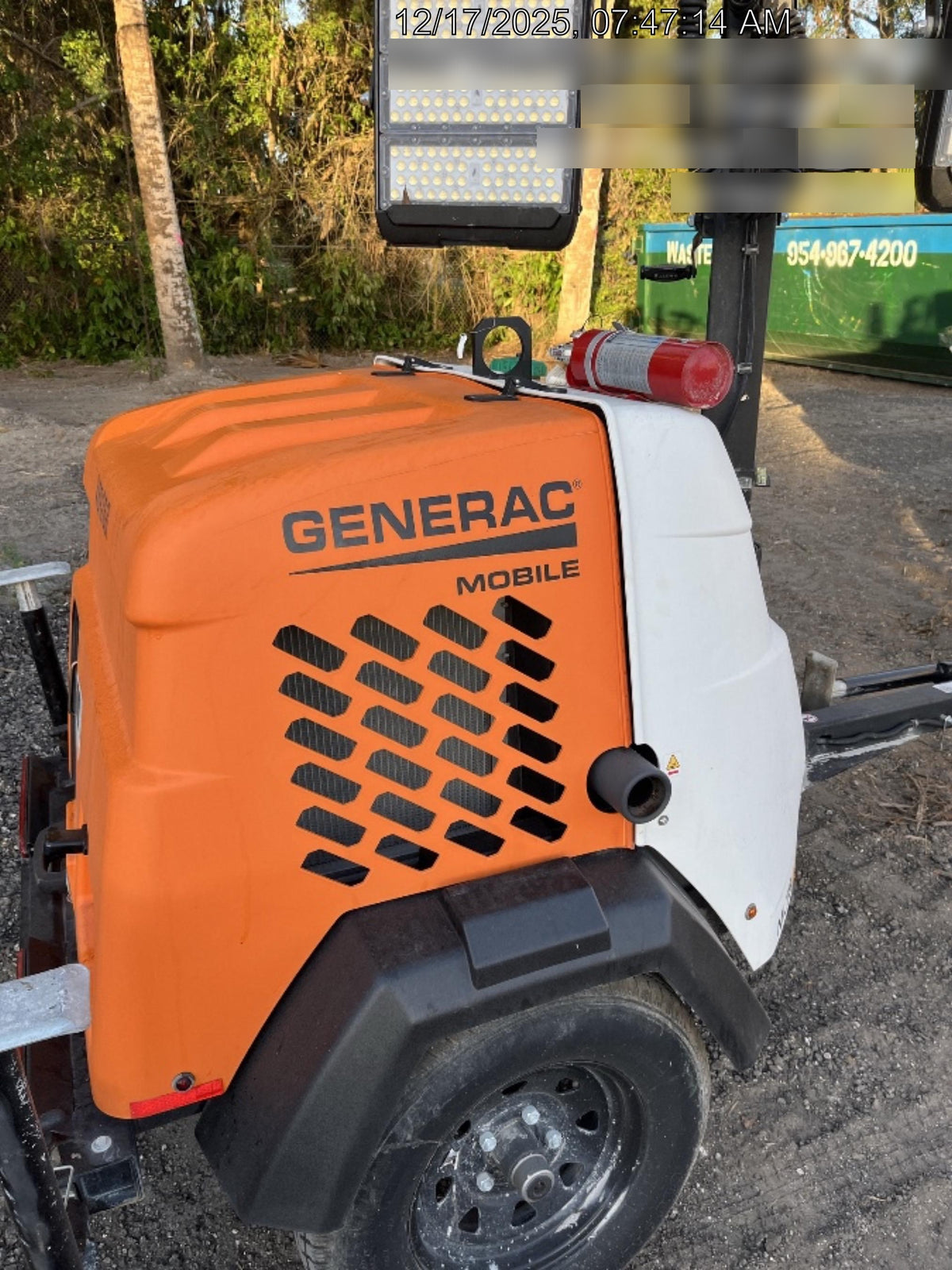 2025 Generac MLTS-4 Diesel, Mitsubishi L2E, 7.1 hp @1800 rpm, Flex Switch 120V Input, Powerzone Controller, (4) 320W LED Lights, 4kW Generator, 39.9 Gal Fuel Tank, 2" Ball, T3, ES Decals