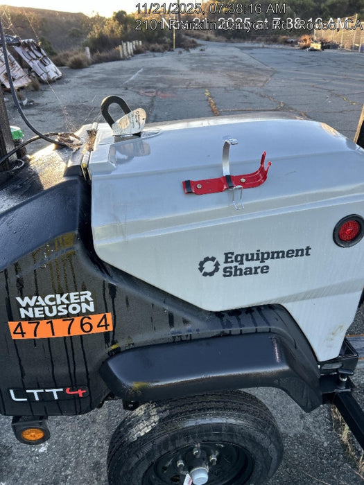 2024 Wacker Neuson LTT4 Diesel, Kohler KDW702, Deep Sea Controller, Auto Start, LED 320W, Bypass Outlet, T3