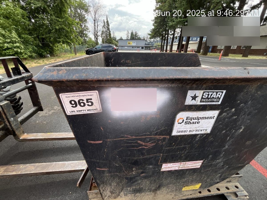 2020 STAR INDUSTRIES M-1820 - Self-Dump Hopper