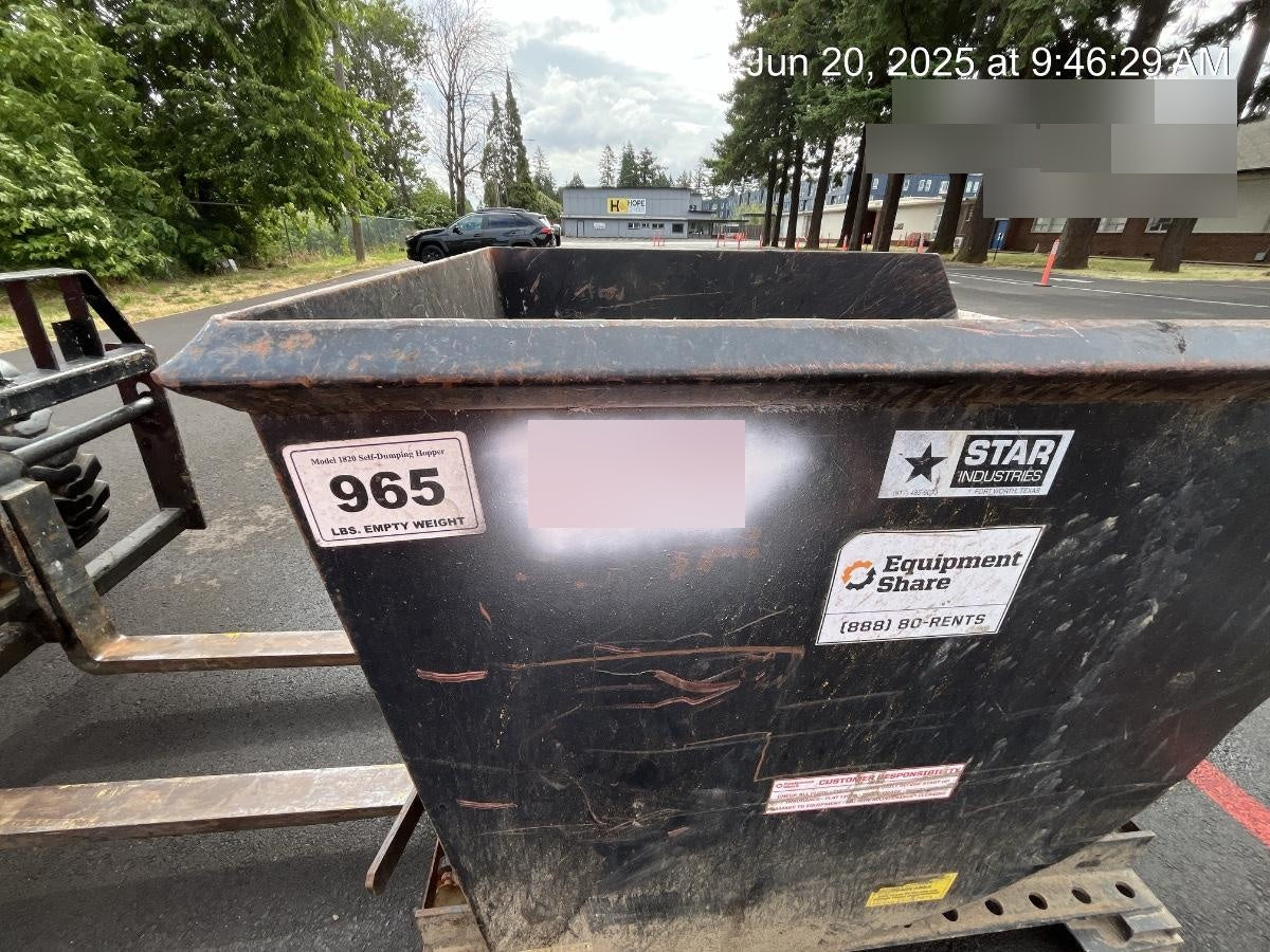 2020 STAR INDUSTRIES M-1820 - Self-Dump Hopper