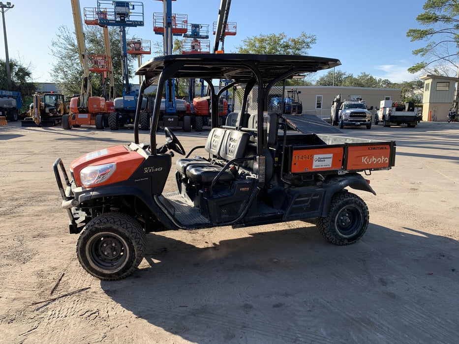 Kubota RTV-X1140W-H Kubota RTVX1140WH 4wd Utility Cart, LED Strobe, Windshield Tempered Glass, Plastic Canopy, Wire Harness Kit, Backup Alarm
