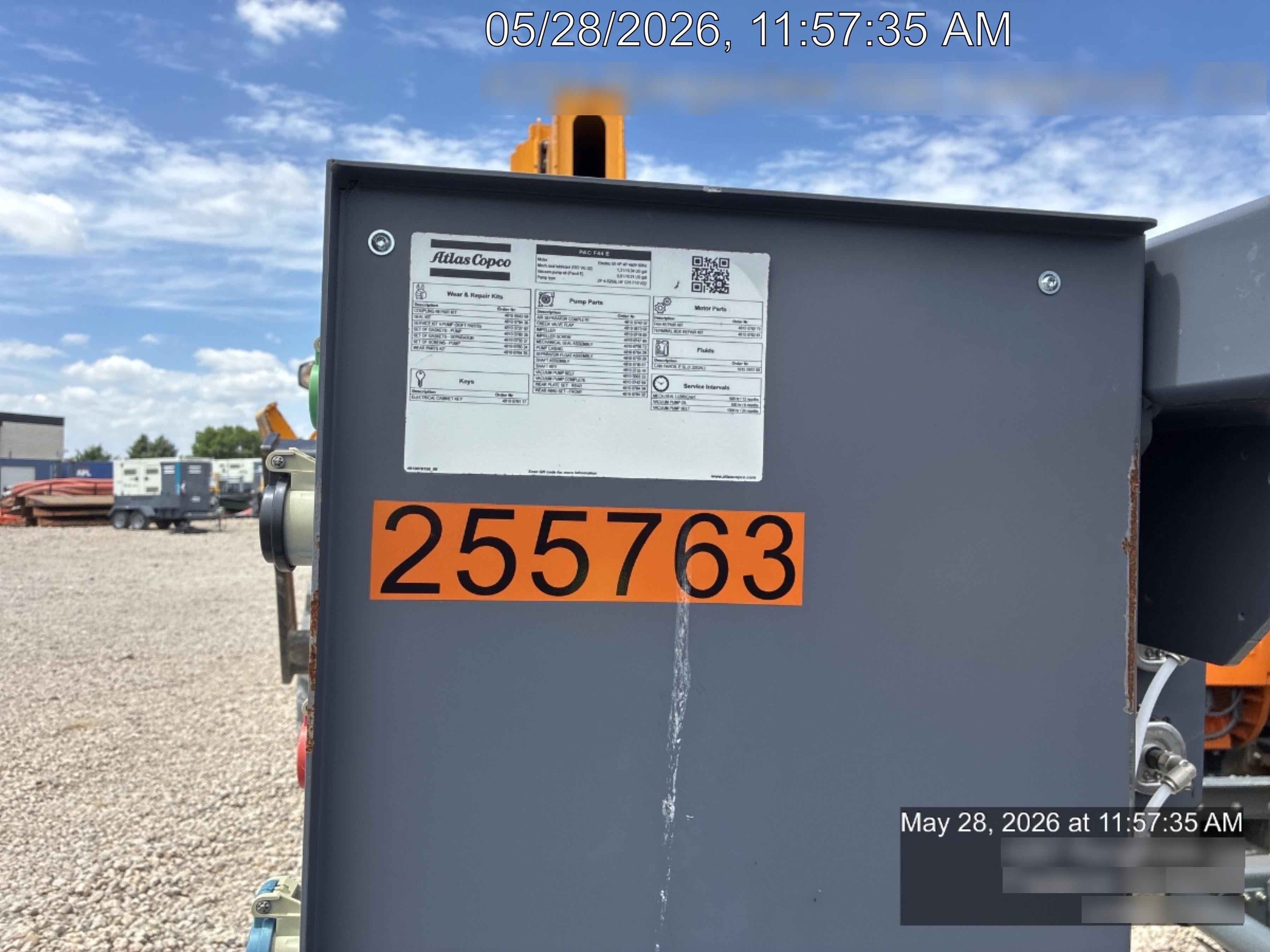 2022 ATLAS COPCO PAC F44 E