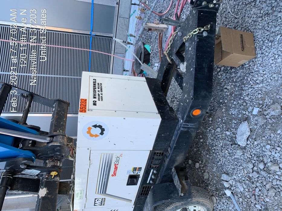 2019 Multiquip DLW400ESA4 Dual Pack, Trailer Mounted