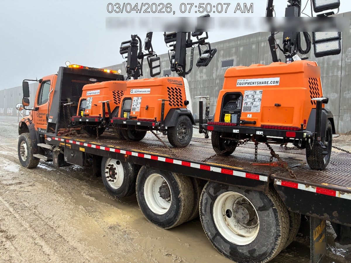 2023 Generac MLT2 Diesel, Flex Switch 120V Input, Powerzone Controller, (4) 320W LED Lights, 4kW Generator, 39.9 Gal Fuel Tank, 2" Ball, T3