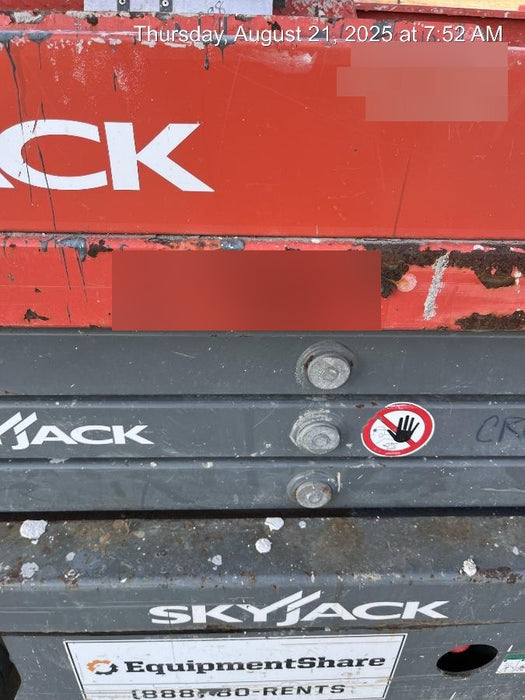 2019 Skyjack SJIII-3219 Standard Options