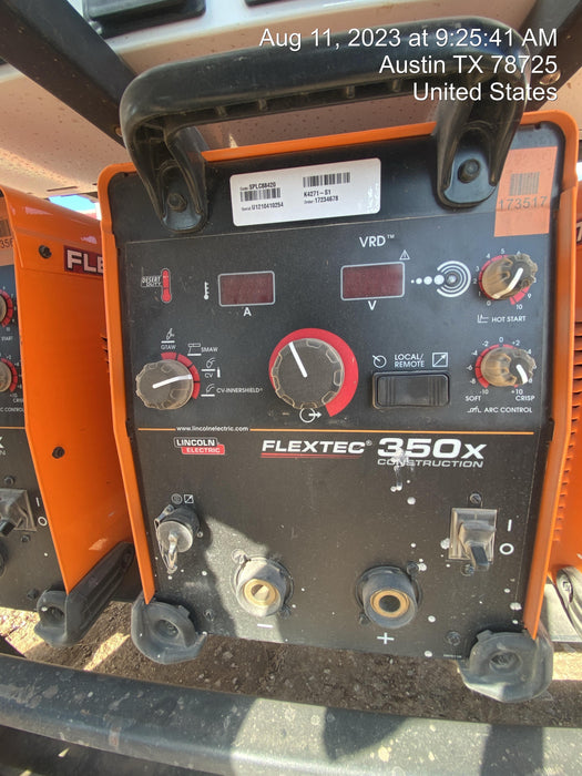 2021 LINCOLN ELECTRIC FLEXTEC 350X