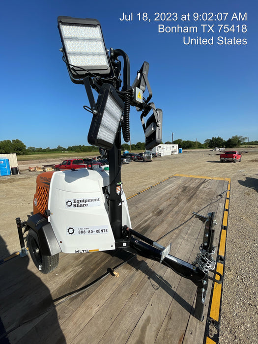 2023 Generac MLT2 Diesel, Flex Switch 120V Input, Powerzone Controller, (4) 320W LED Lights, 4kW Generator, 39.9 Gal Fuel Tank, 2" Ball, T3