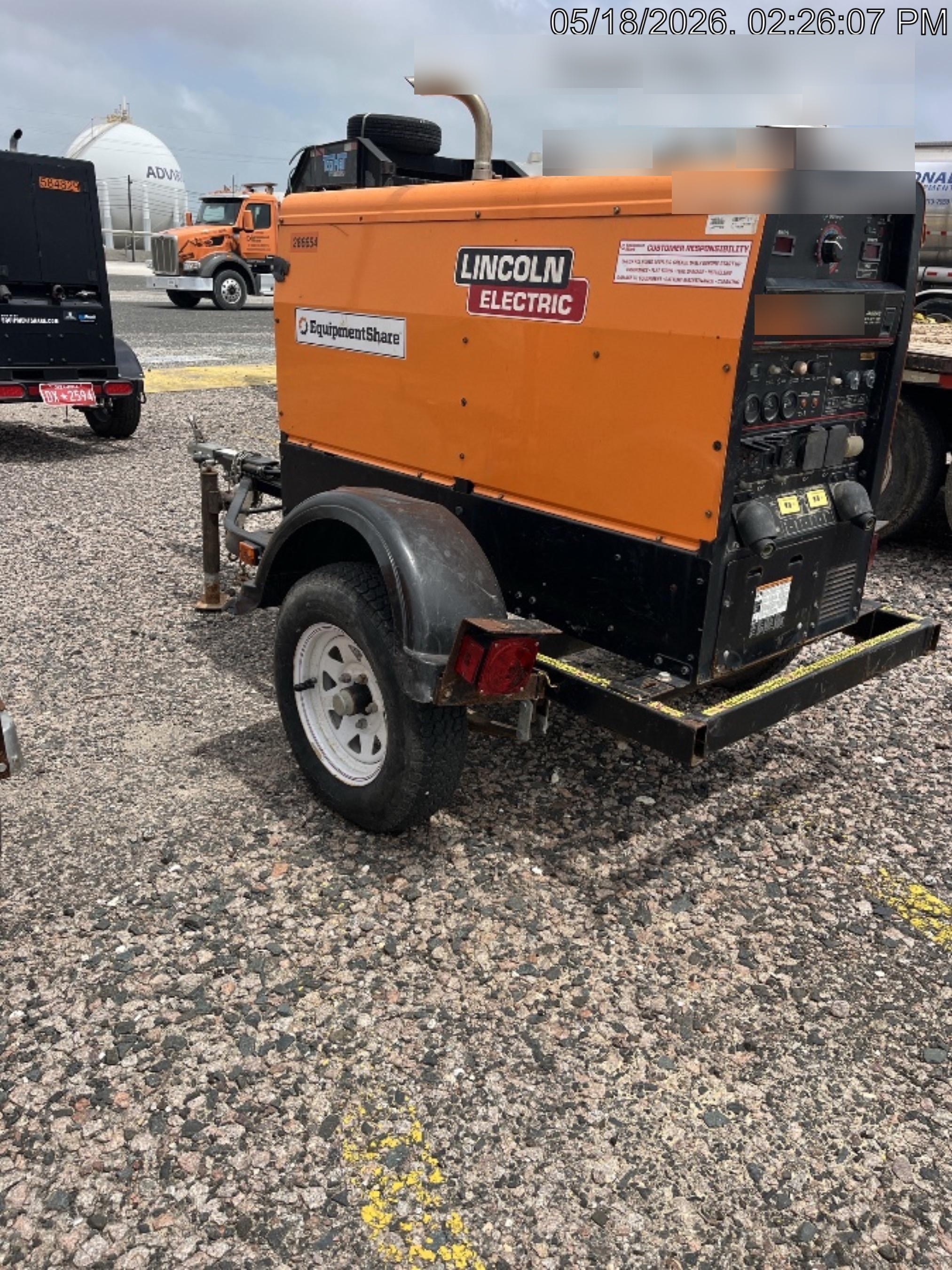 2022 Lincoln Electric LE400 Kubota V1505, Trlr, Cable Rack, Light Kit, ES Decals, T3