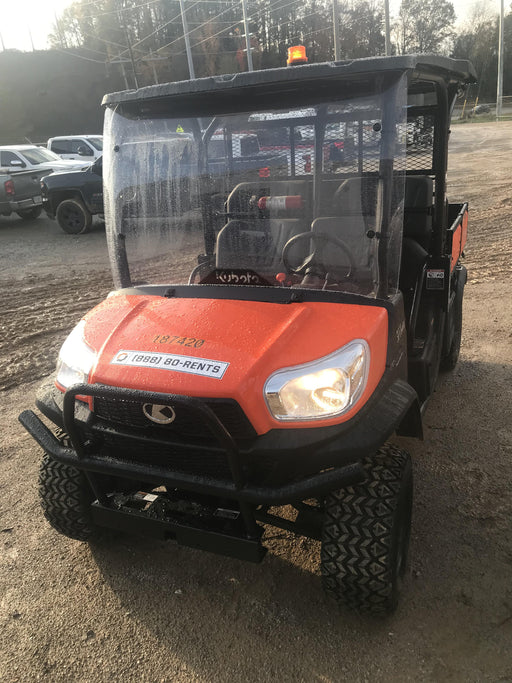 2021 Kubota RTV-X1140W-H Plastic Canopy, Windshield Acrylic Clear, LED Strobe Light, Wire Harness Kit, Back up Alarm