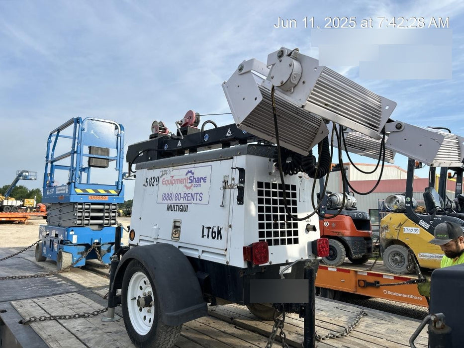 2017 Multiquip LT6K` MultiQuip LT6KV Towable Light Tower