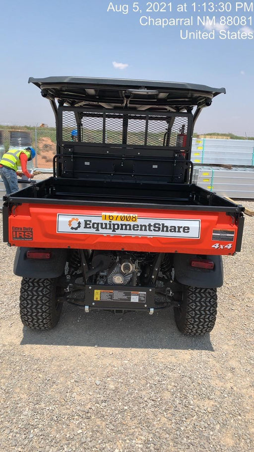 2021 Kubota RTV-X1140W-H Plastic Canopy, Windshield Acrylic Clear, LED Strobe Light, Wire Harness Kit, Back up Alarm