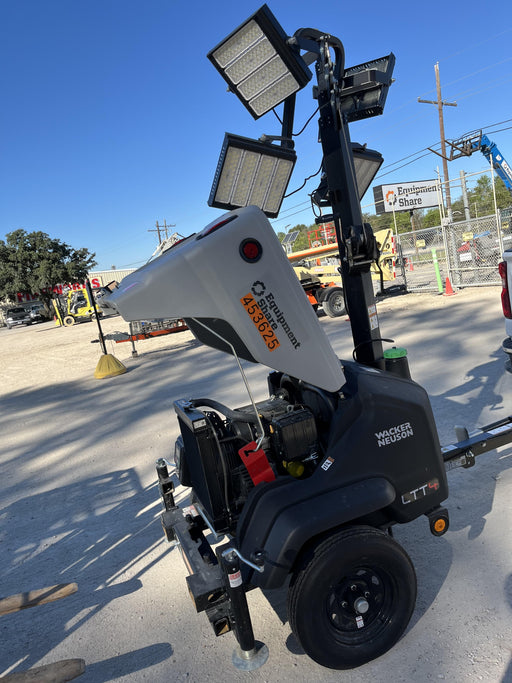 2024 Wacker Neuson LTT4 Diesel, Kohler KDW702, Deep Sea Controller, Auto Start, LED 320W, Bypass Outlet, T3