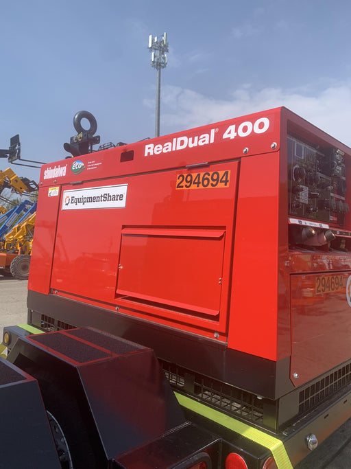 2023 Shindaiwa DGW400MDL Kubota D902 Engine, 23 HP, Dual Op Welder, Wire, Arc, Droop Stick, Tig, and CC Stick Functionality, Simulphase, 3 Phase and 1 Phase Gen Output, Single Axle NB Trlr, Slr Trckl Chrg 12V 12W, Fire Ext