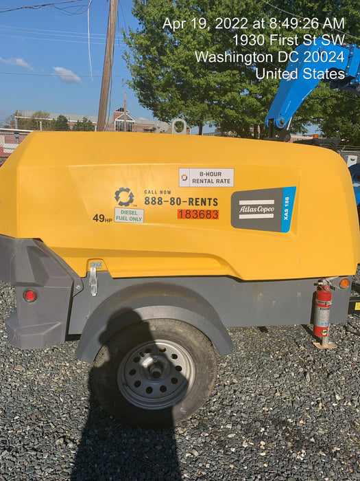 2021 ATLAS COPCO XAS188 CWK
