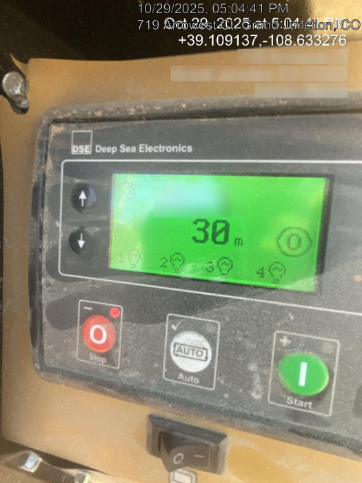 2022 Allmand NLV3GR (4) LED Light Fixture 350W, 23' Vertical Mast, 3kW Prime, Towable, ES Decals, T3