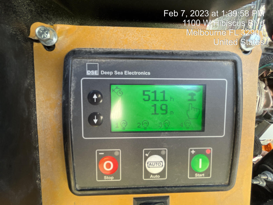 2022 Allmand NLV3GR (4) LED Light Fixture 350W, 23' Vertical Mast, 3kW Prime, Towable, Deep Sea L401, Leveling Jacks, Yanmar T4F 5.8hp