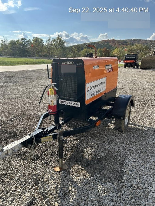 2022 Lincoln Electric LE400 Kubota V1505, Trlr, Cable Rack, Light Kit, ES Decals, T3