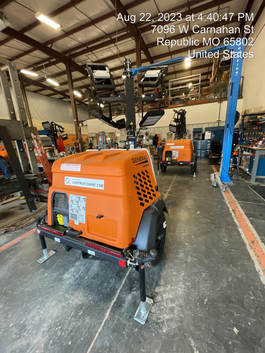 2023 Generac MLT2 Diesel, Flex Switch 120V Input, Powerzone Controller, (4) 320W LED Lights, 4kW Generator, 39.9 Gal Fuel Tank, 2" Ball, T3