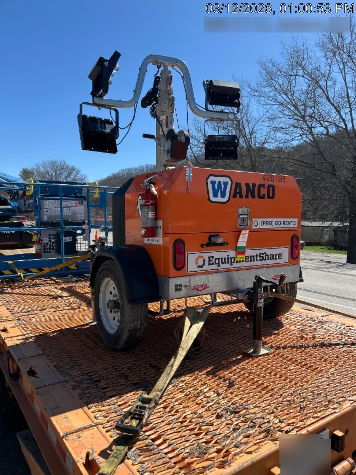 2024 Wanco WLTT-4MM4K Diesel, Deep Sea Controller, Shore Power Plug, Auto Start, (4) 350W LED Floodlights, 4kW Generator, 60 Gal Fuel Tank, 2" Ball, T3