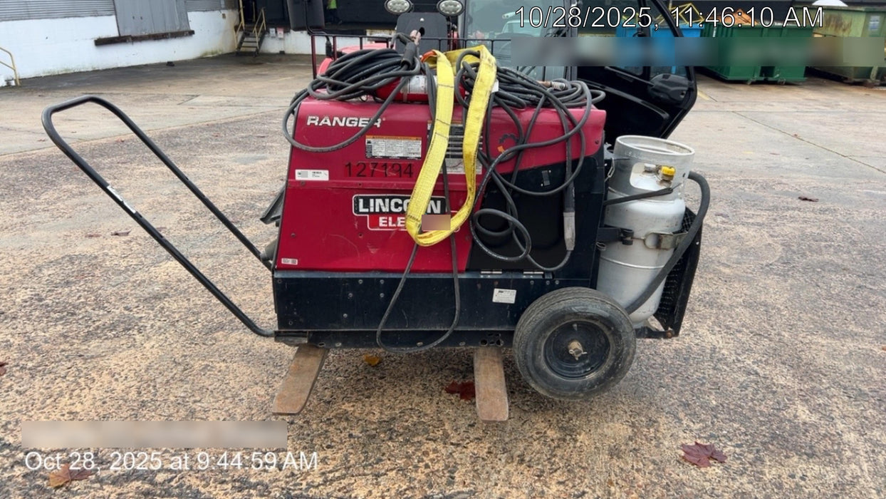 2021 Lincoln Electric Ranger 305 LPG K3430-1, Ranger 305 LPG, Undercarriage, Tank Holder & Strap, 10kw AC Gen, 25hp Kohler LPG Eng