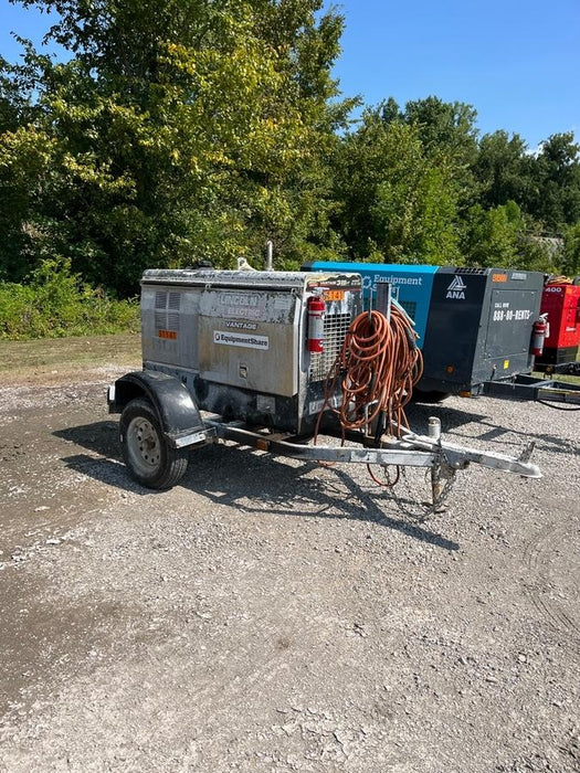 2019 Lincoln Electric Vantage 322 Welder Ready-Pak 3, Two wheel trailer, Fender and Light kit, Cable Rack