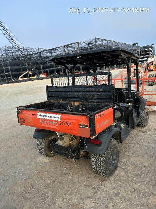 2022 Kubota RTV-X1140W-H Plastic Canopy, Windshield Acrylic Clear, LED Strobe Light, Wire Harness Kit, Back up Alarm
