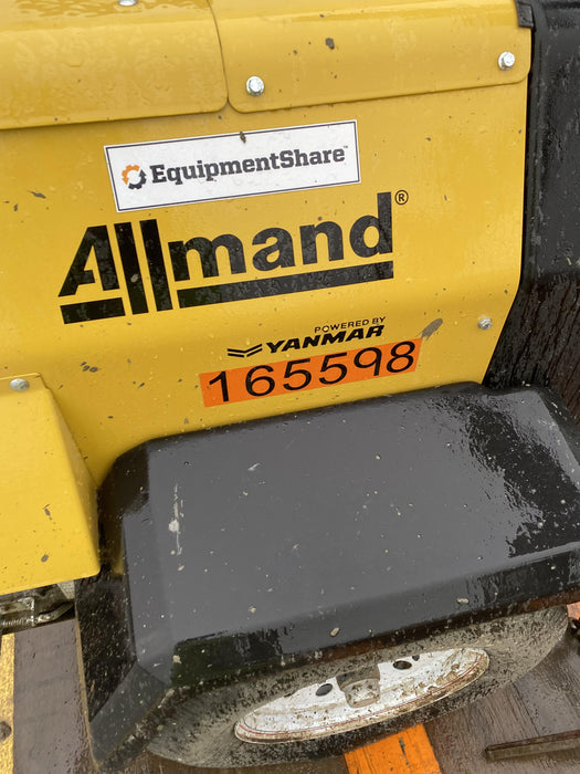 2021 Allmand NLV3GR (4) LED Light Fixture 350W, 23' Vertical Mast, 3kW Prime, Towable, Deep Sea L401, Leveling Jacks, Yanmar T4F 5.8hp