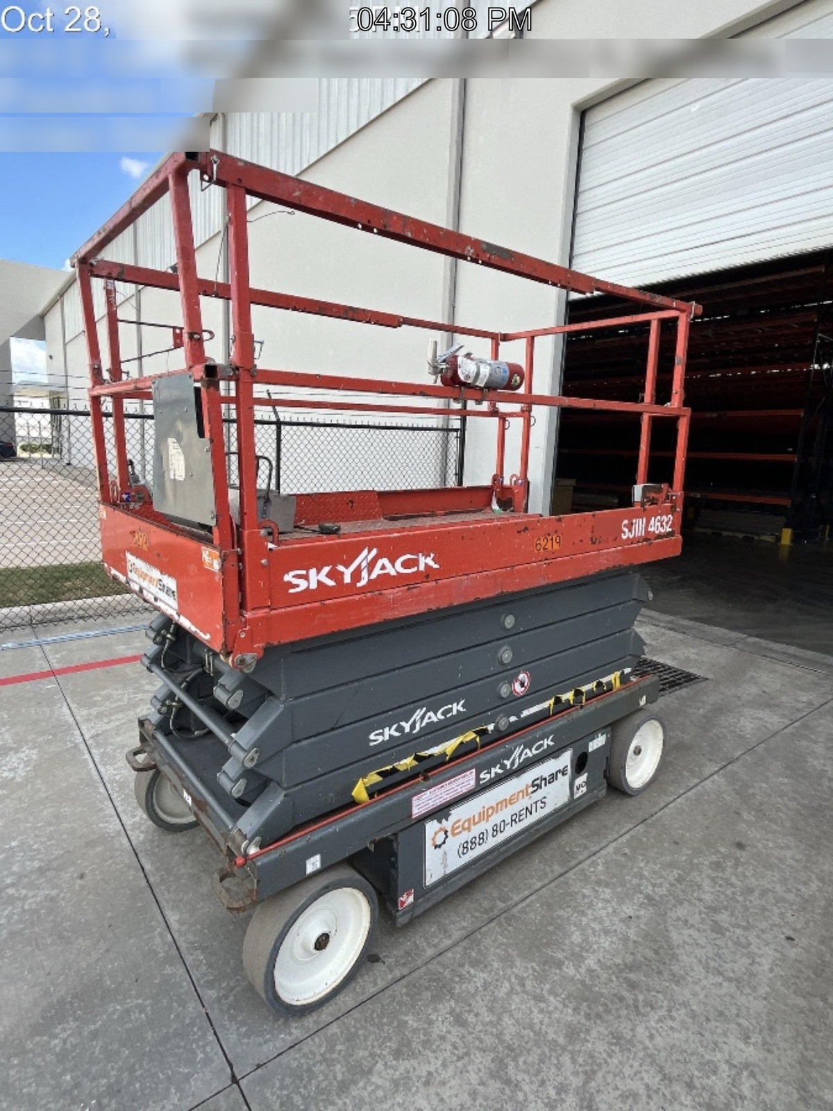 2017 Skyjack SJIII-4632 Skyjack SJ4632, Trojan Battery Set, Extended Warranty 5yr/5k hr