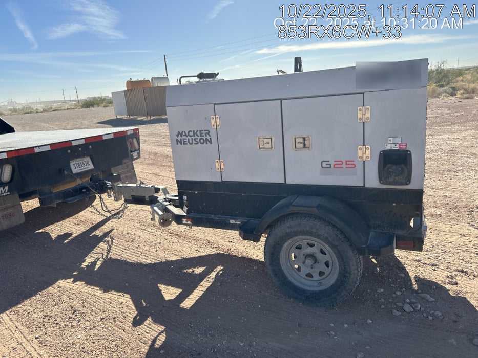 2018 WACKER NEUSON G25