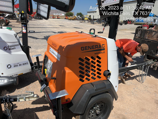 2023 Generac MLT2 Diesel, Flex Switch 120V Input, Powerzone Controller, (4) 320W LED Lights, 4kW Generator, 39.9 Gal Fuel Tank, 2" Ball, T3