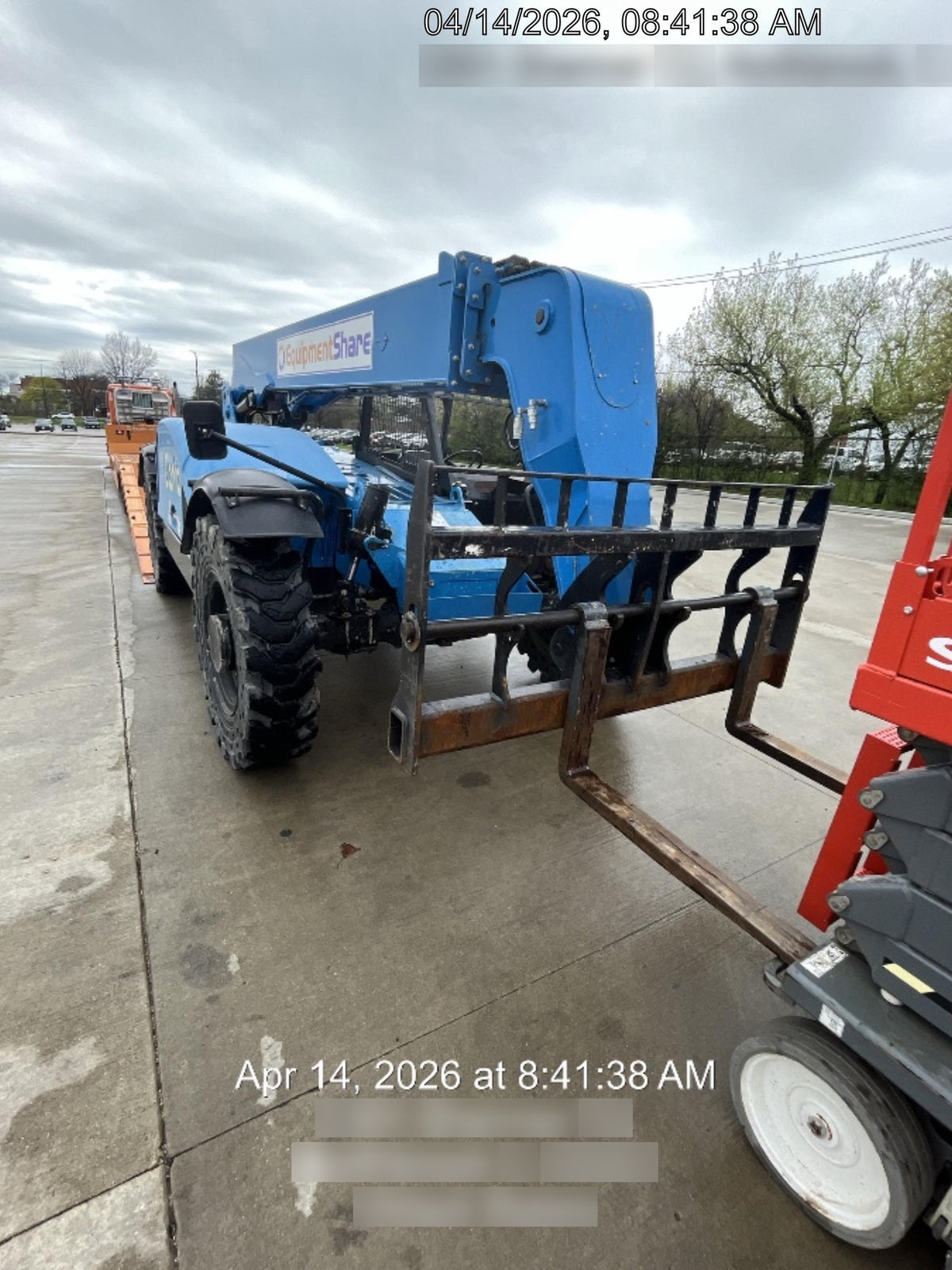 2016 Genie GTH-844 Genie GTH 844, Solid Tires, 60" carriage, Open ROPS