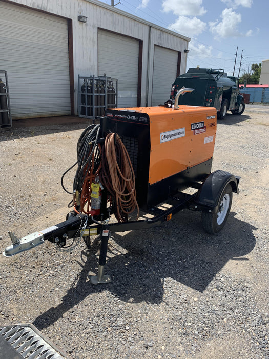 2021 Lincoln Electric Vantage 322 Vantage 322 Ready Pak 3 w/ Decals, ORANGE (includes trailer, cable rack, fender light kit) NO Telematics