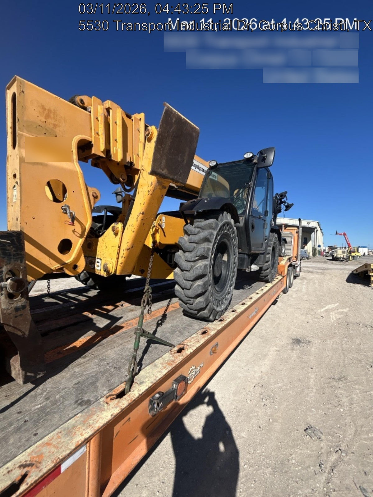 2019 JCB 510-56 74 HP w/CAB/HVAC, Beacon, Worklights, Aux Hydraulics, Solid Tires 66" Carriage/60" Forks