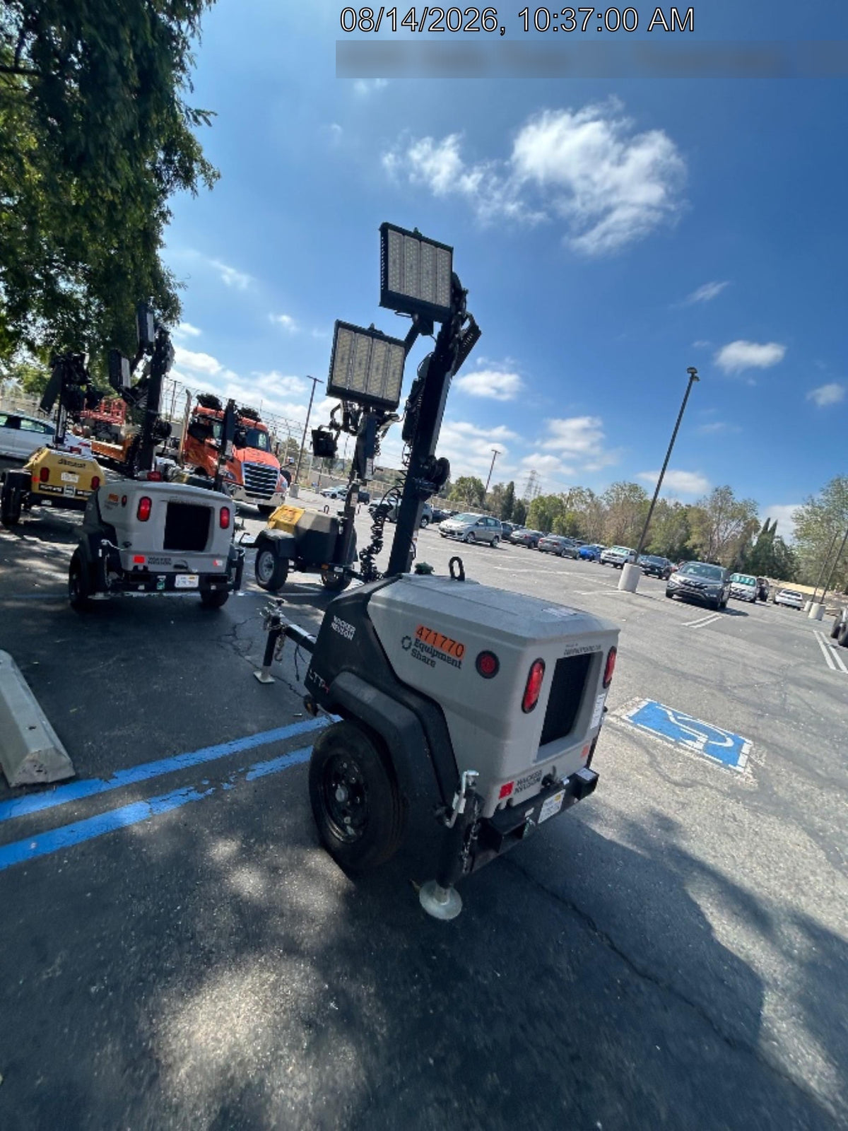 2024 Wacker Neuson LTT4 Diesel, Kohler KDW702, Deep Sea Controller, Auto Start, LED 320W, Bypass Outlet, T3
